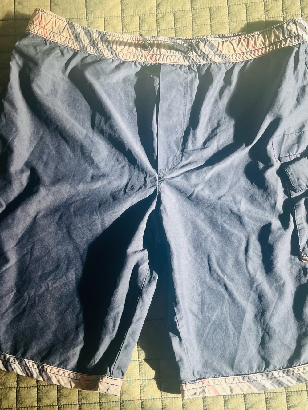 Burberry London Nova check Swimming Trunks Board Shorts SZ Teen  14 (no liner)
